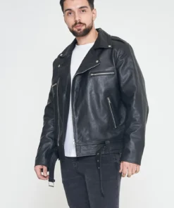 The Walking Dead Negan Black Leather Jacket