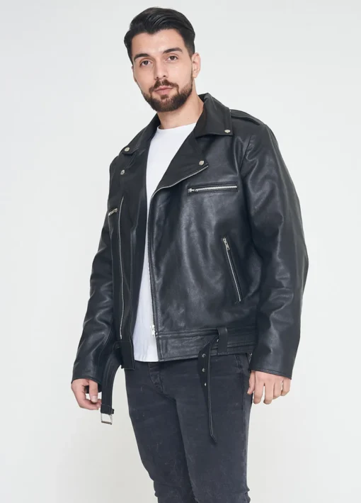 The Walking Dead Negan Black Leather Jacket