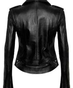 Womens The Walking Dead Negan Black Leather Jacket