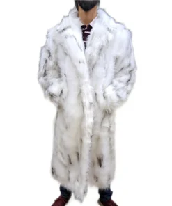 Ryan Gosling Barbie White Ken Fur Coat