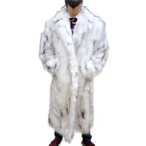 Ryan Gosling Barbie White Ken Fur Coat