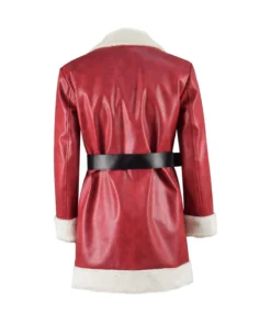 Violent Night David Harbour Santa Claus Leather Jacket